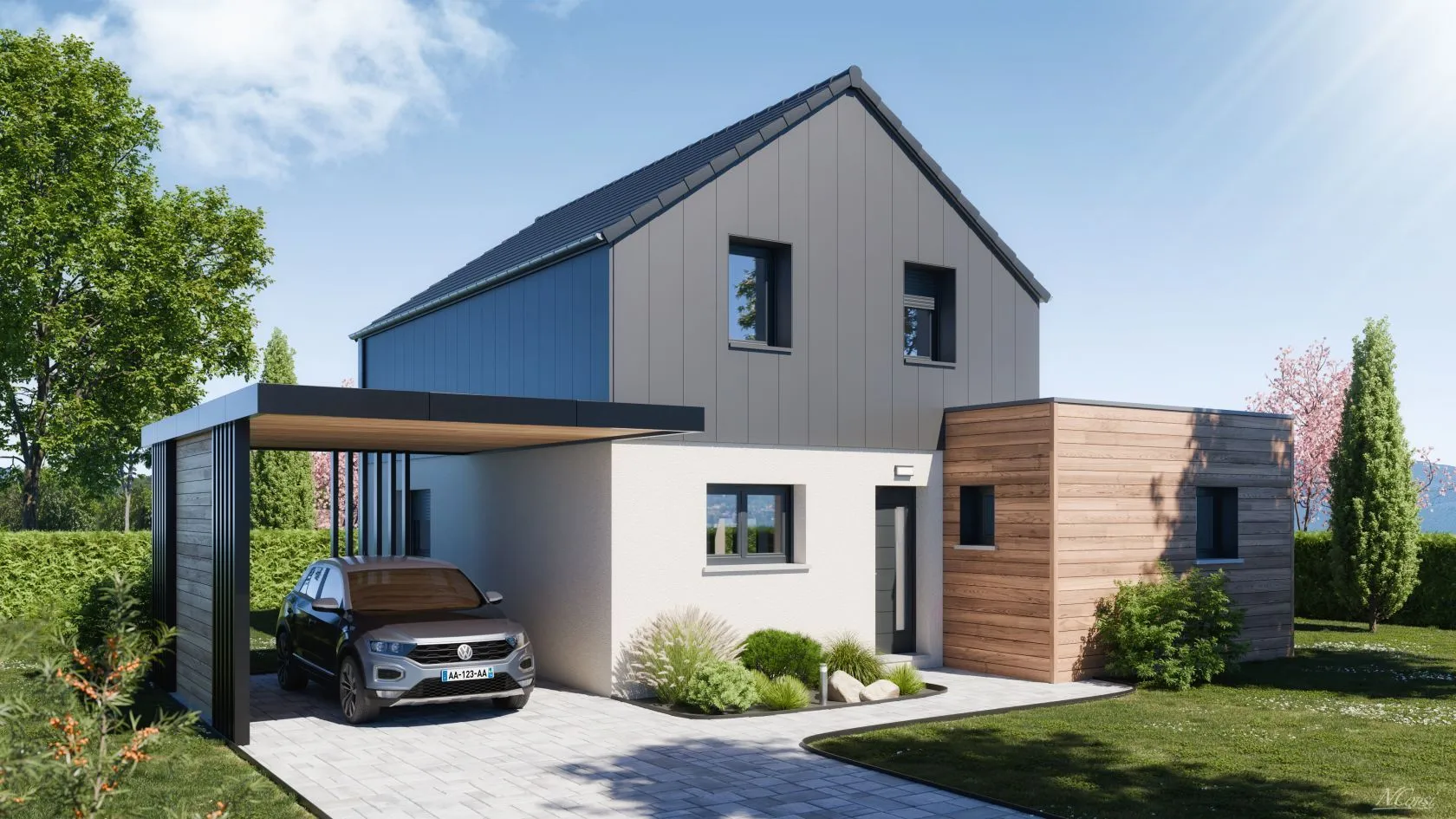 Maison neuve 103 m² à Osenbach (68570)