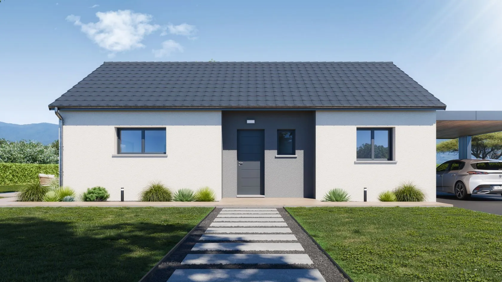 Maison neuve 76 m² à Bischwihr (68320)