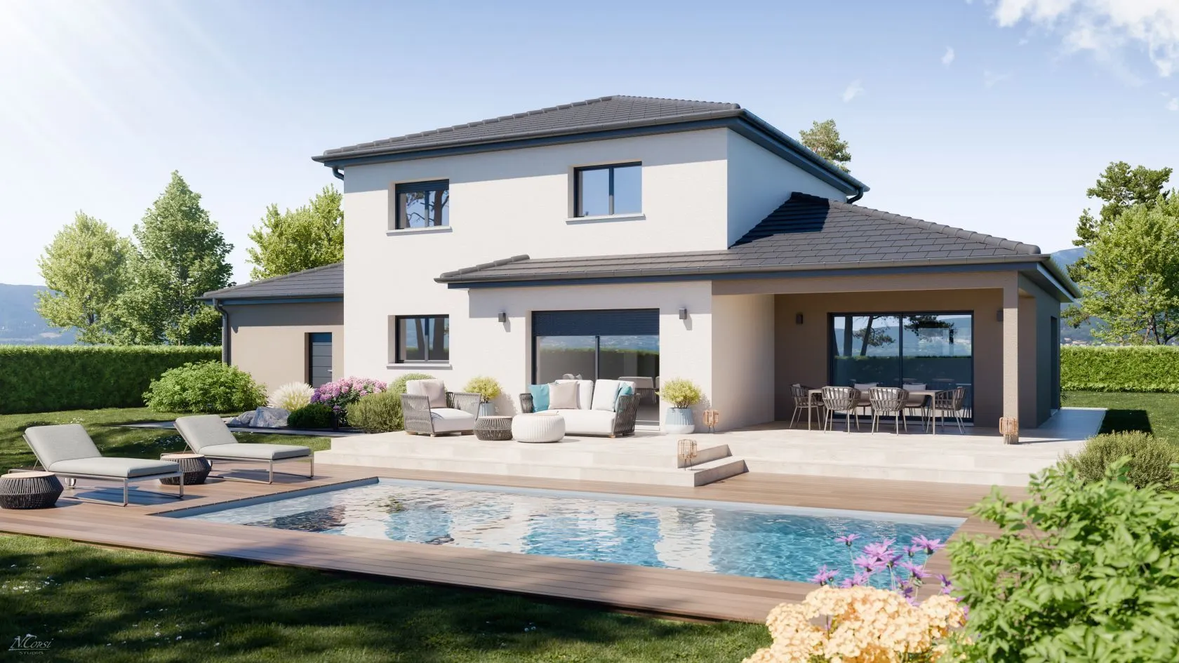 Maison neuve 159 m² à Rustenhart (68740)
