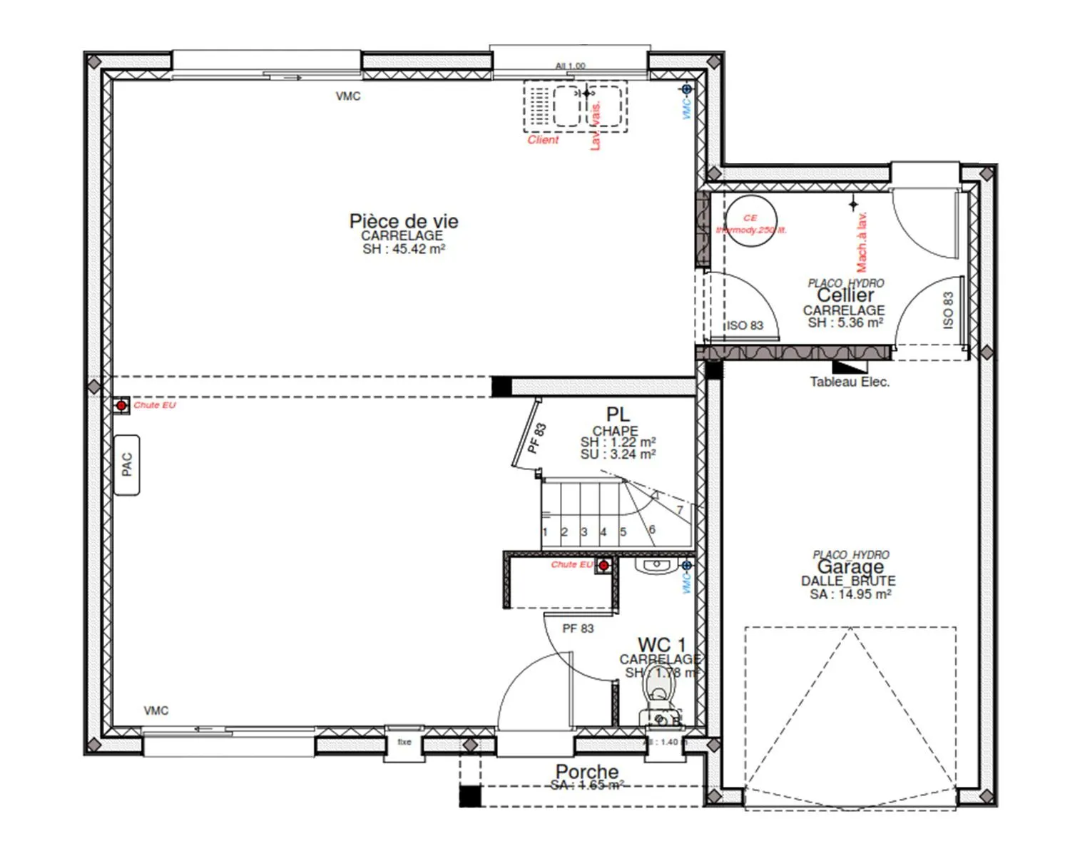 Lima 3ch100 — modèle de maison