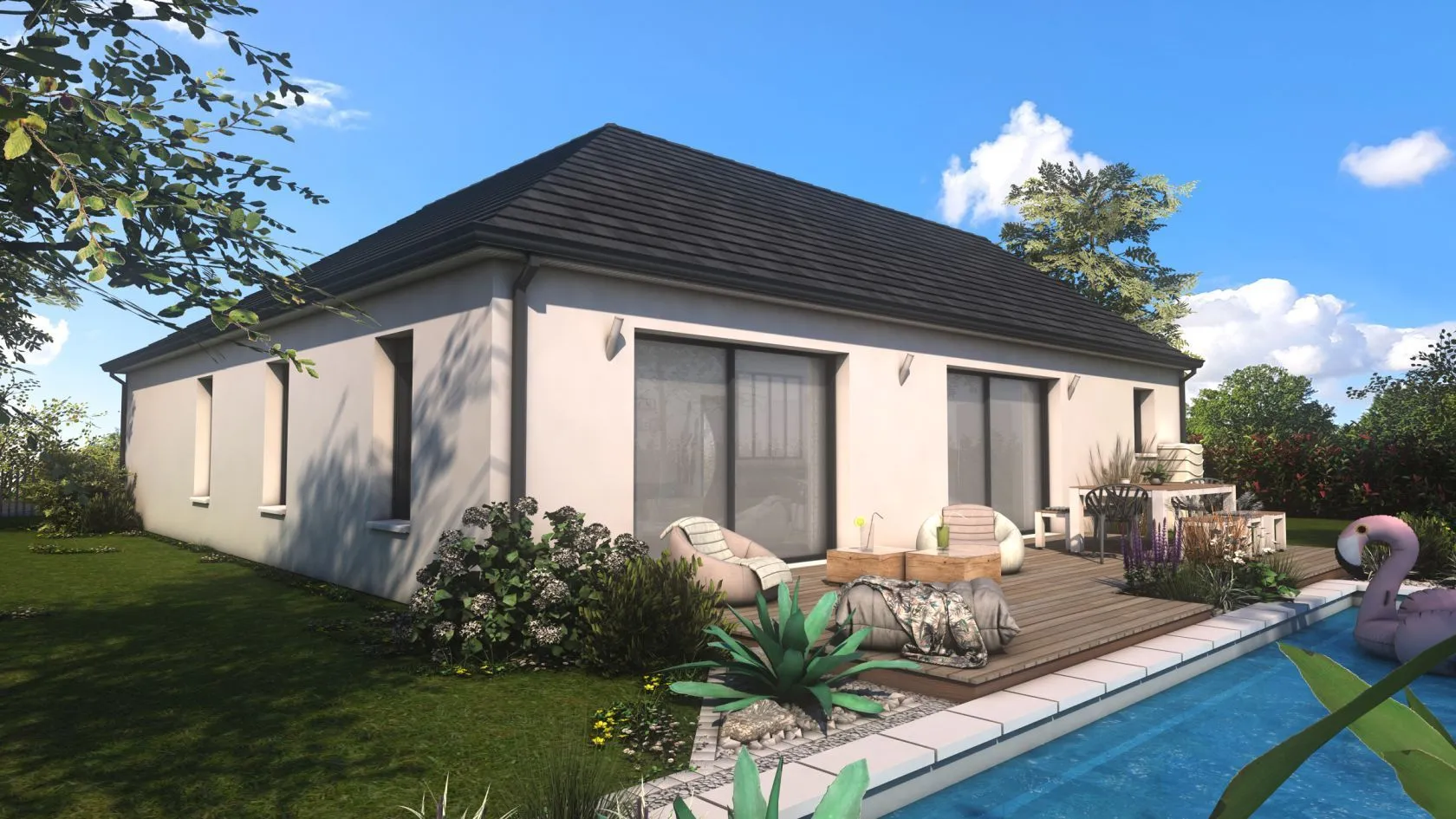 Maison neuve 96 m² à Margency (95580)