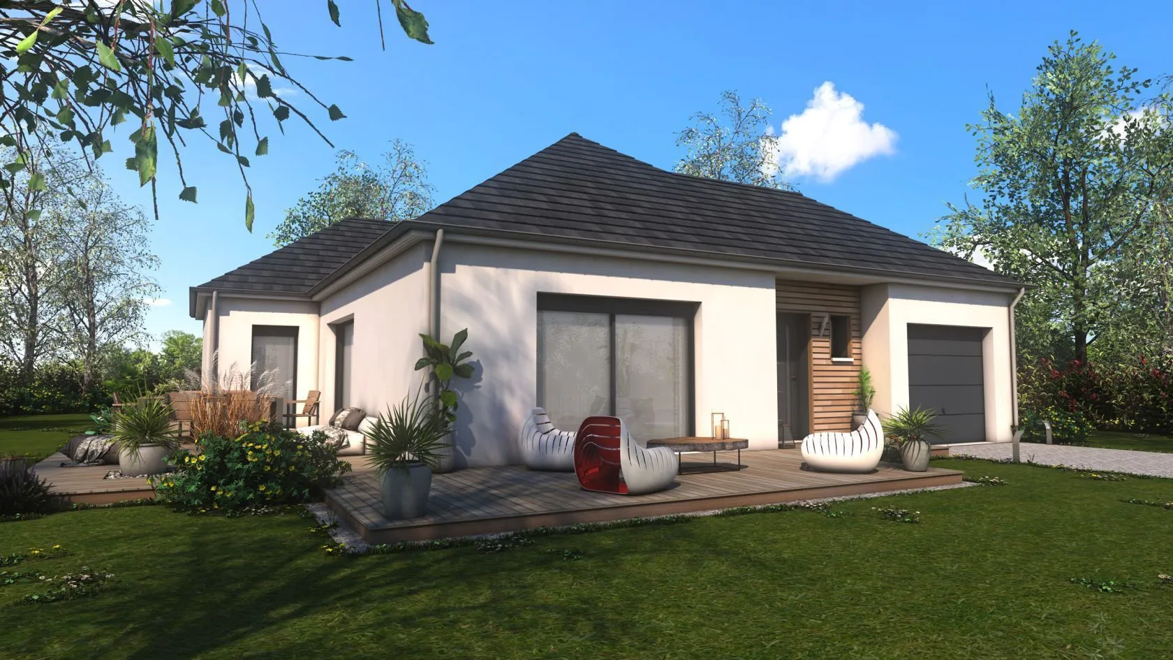 Maison neuve 100 m² à Montlignon (95680)
