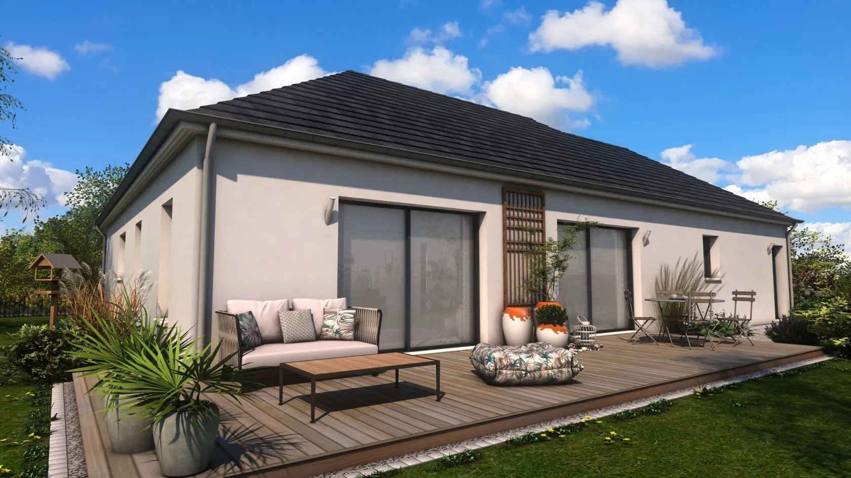 Maison neuve 110 m² à Ognes (60440)