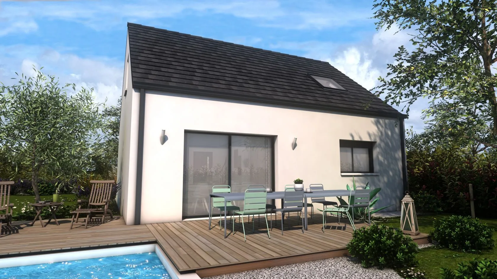 Maison neuve 90 m² à Arsy (60190)