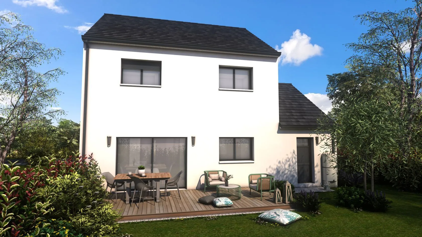 Maison neuve 103 m² à Moisson (78840)