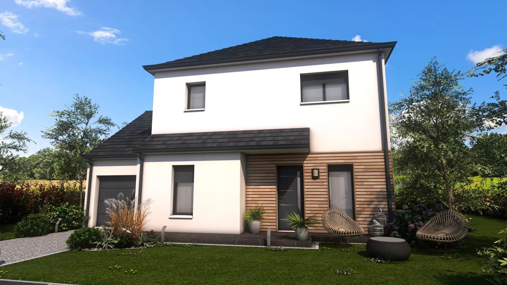 Maison neuve à Le Thuit-Anger