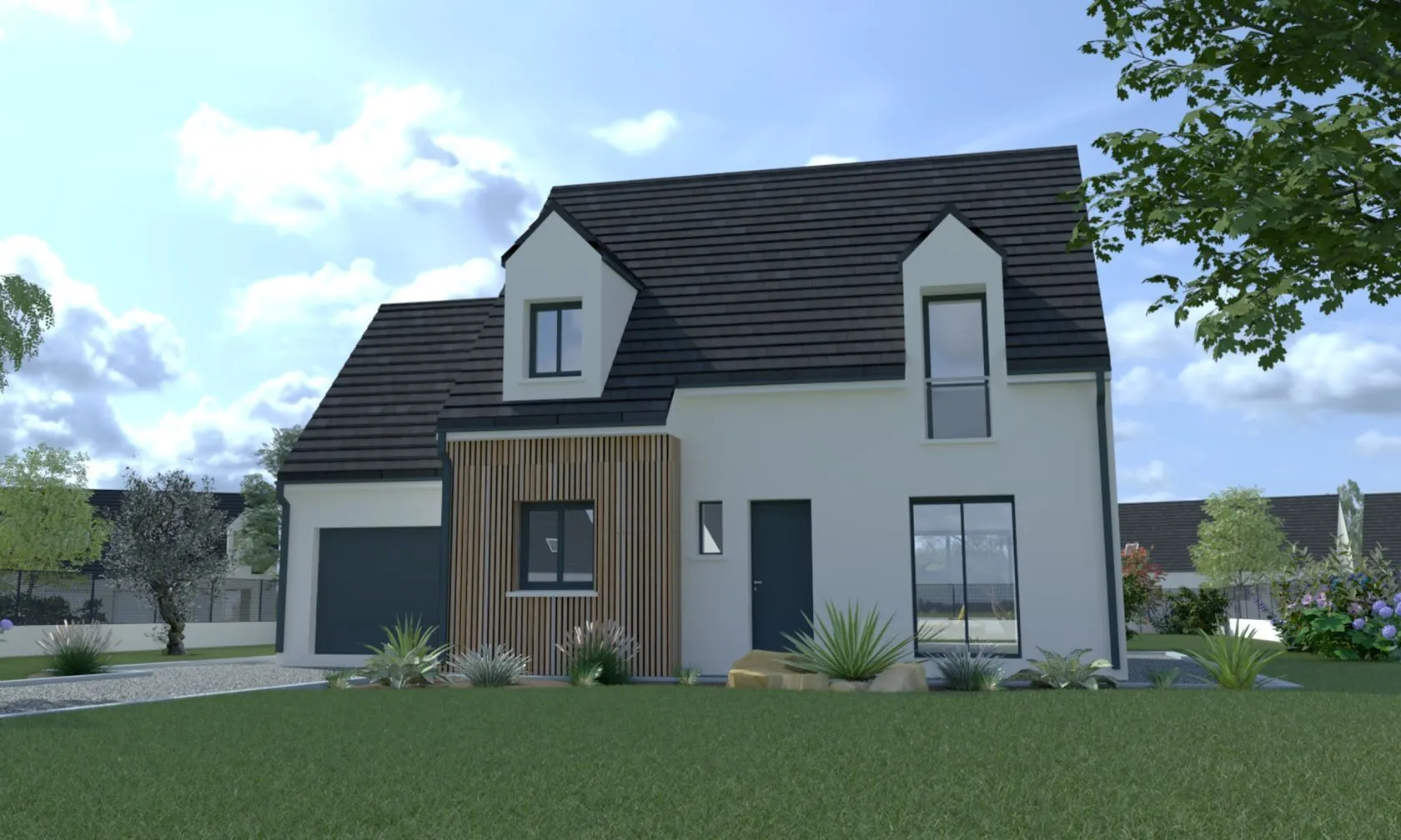 Maison neuve à Auvers-sur-Oise