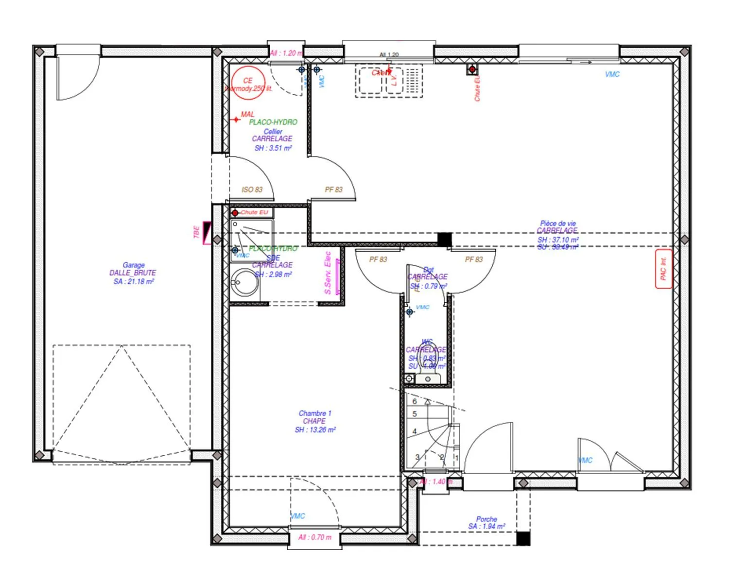 Oise 4ch100 — modèle de maison