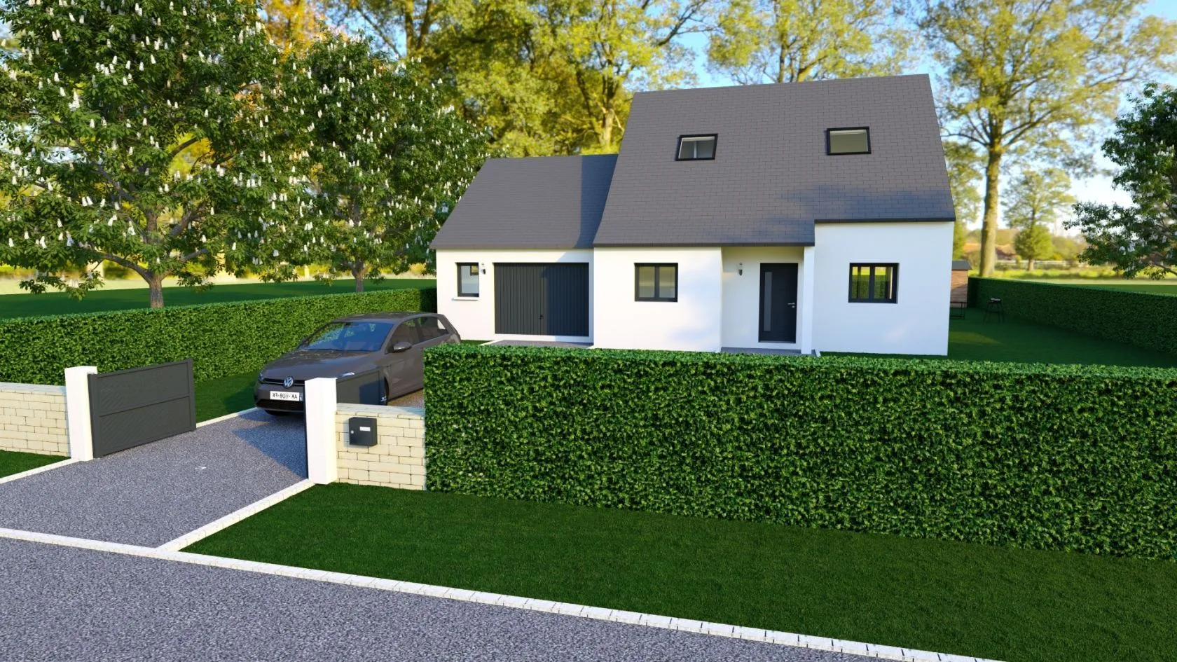 Maison neuve 85 m² à Tracy-le-Val (60170)