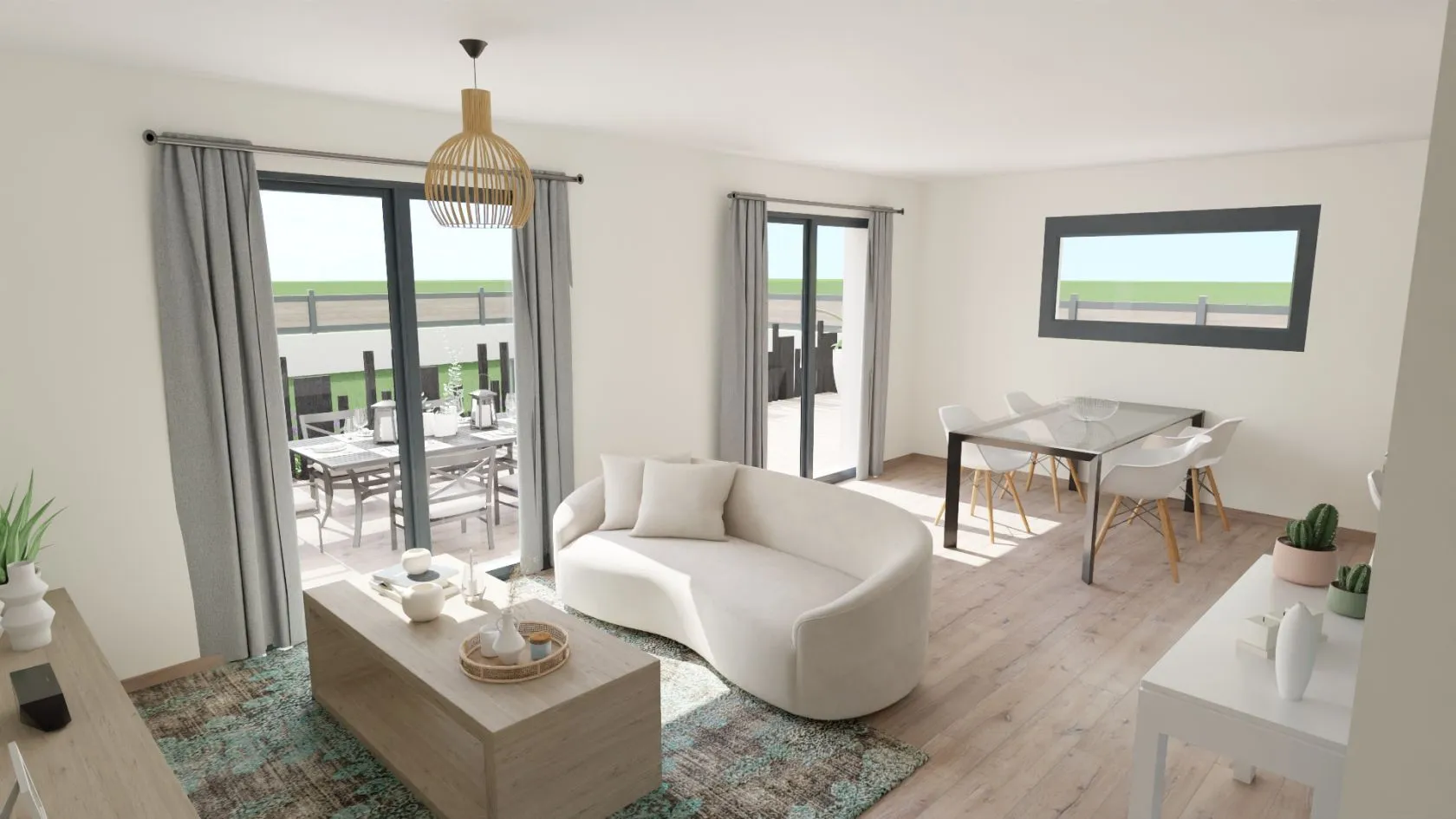 Maison neuve 105 m² à Plogastel-Saint-Germain (29710)