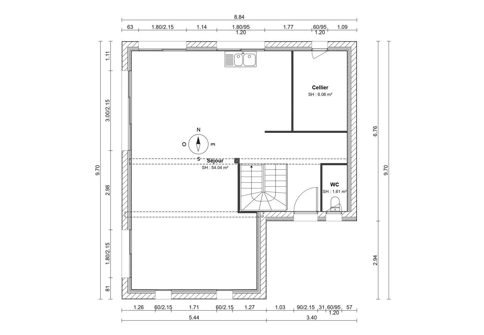 Maison neuve 100 m² à Briec (29510)