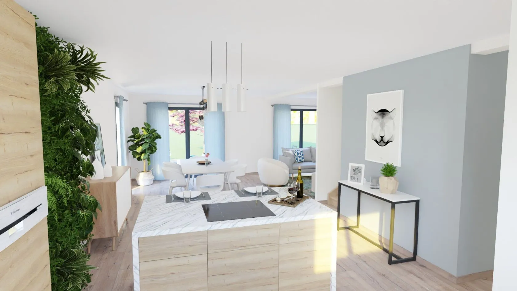 Maison neuve 100 m² à Kerlaz (29100)