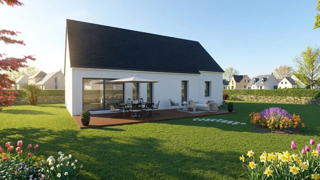 Maison neuve 90 m² à Pleuven (29170)