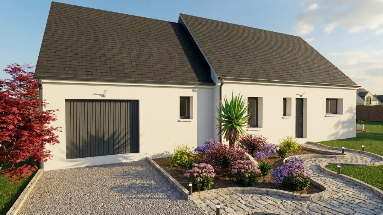 Maison neuve 90 m² à Baye (29300)