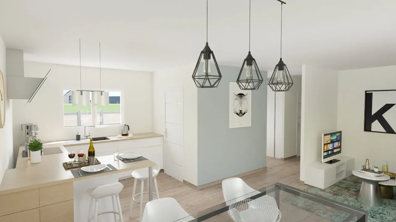Maison neuve 75 m² à Plonéour-Lanvern (29720)