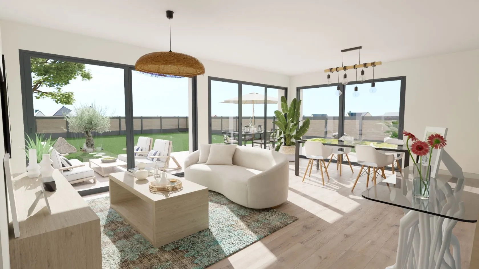 Maison neuve 93 m² à Briec (29510)