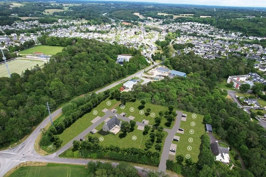 Terrain à bâtir 282 m² à Inzinzac-Lochrist (56650)