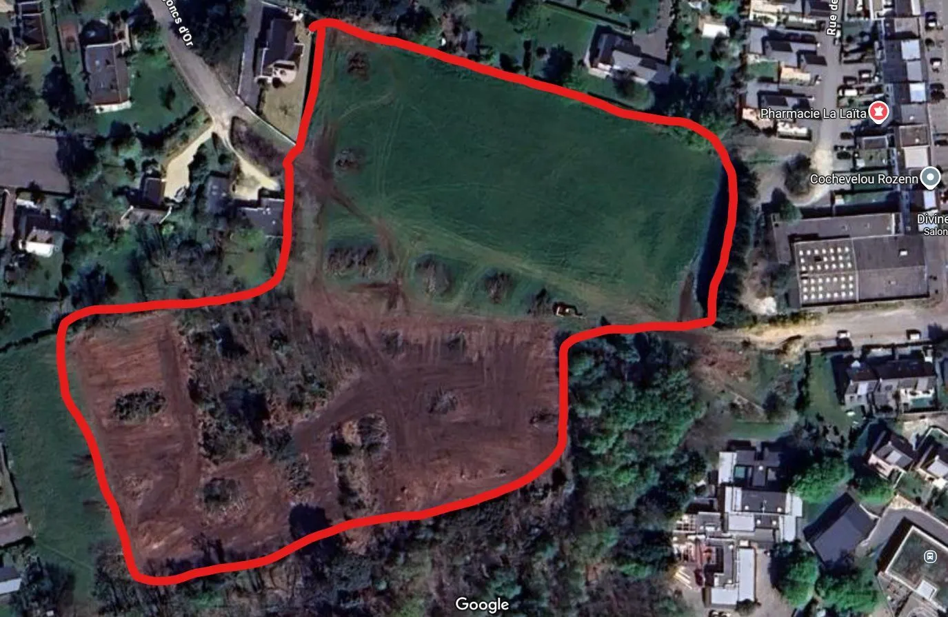 Terrain à bâtir 308 m² à Guidel (56520)