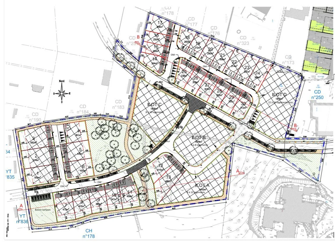 Terrain à bâtir 308 m² à Guidel (56520)