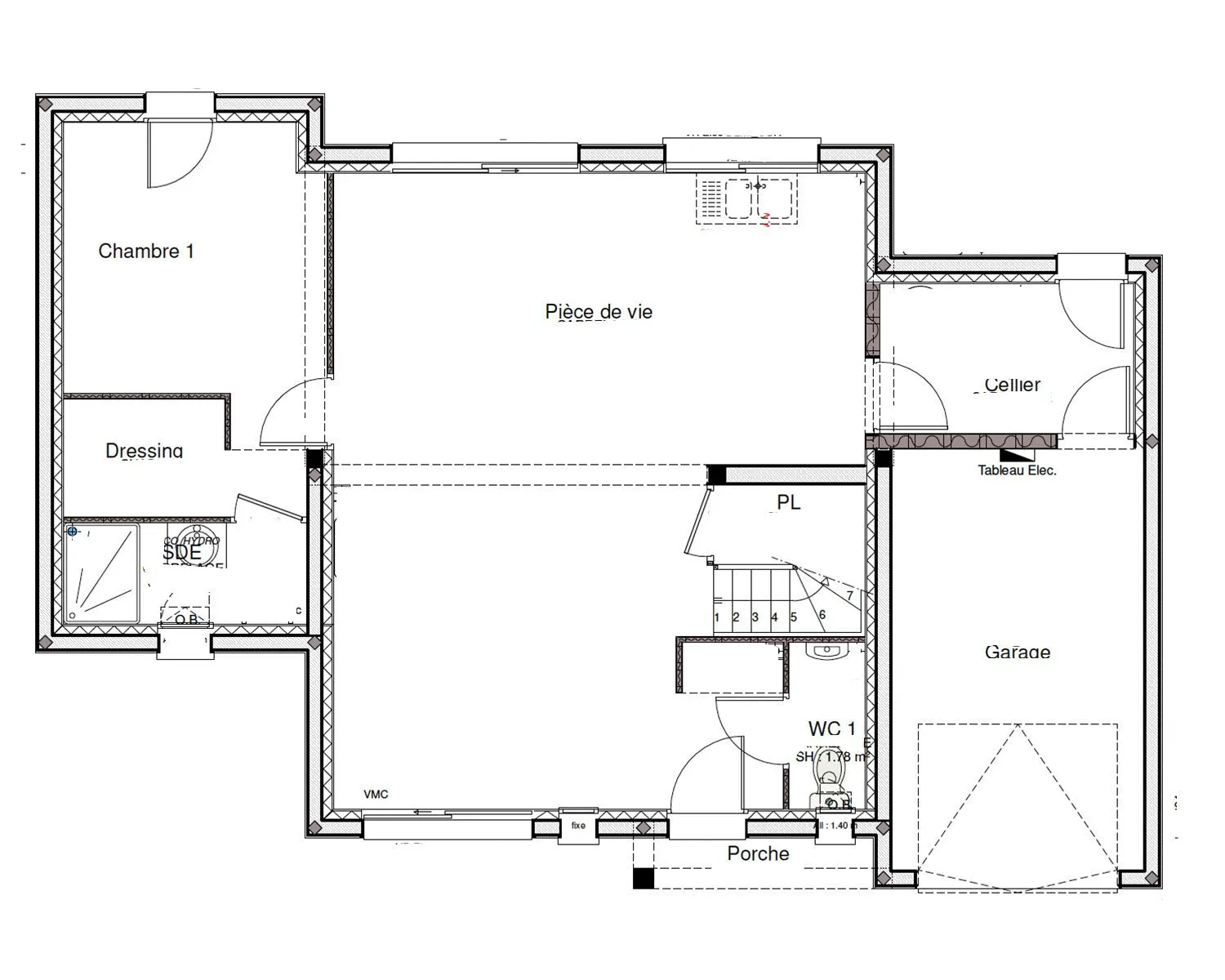 Maison neuve 110 m² à Langeais (37130)