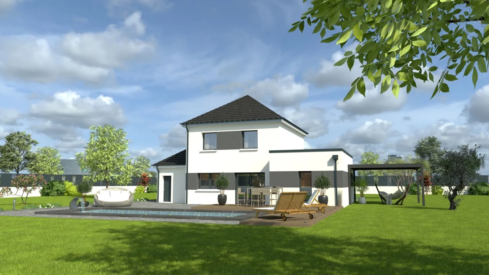 Maison neuve 110 m² à Langeais (37130)