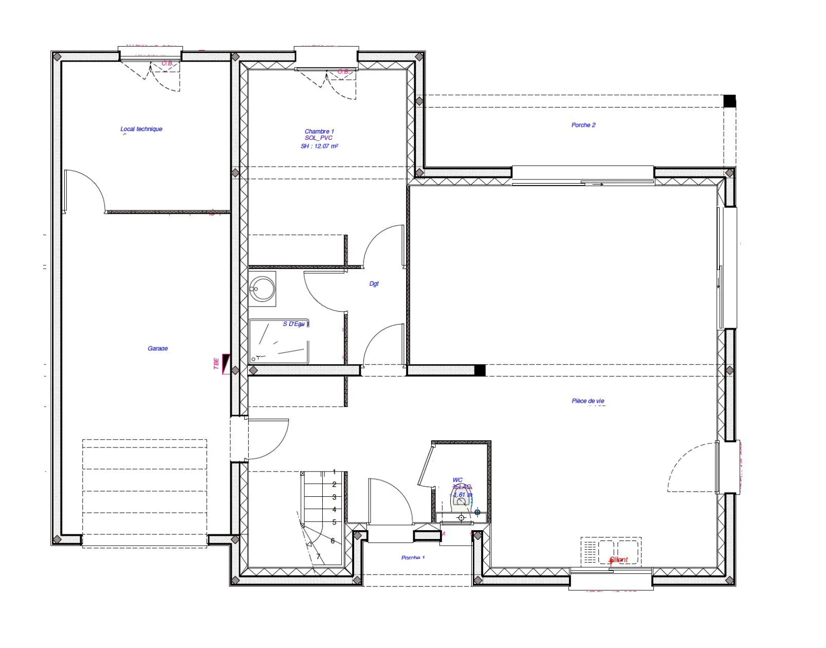 Maison neuve 132 m² à Montbazon (37250)