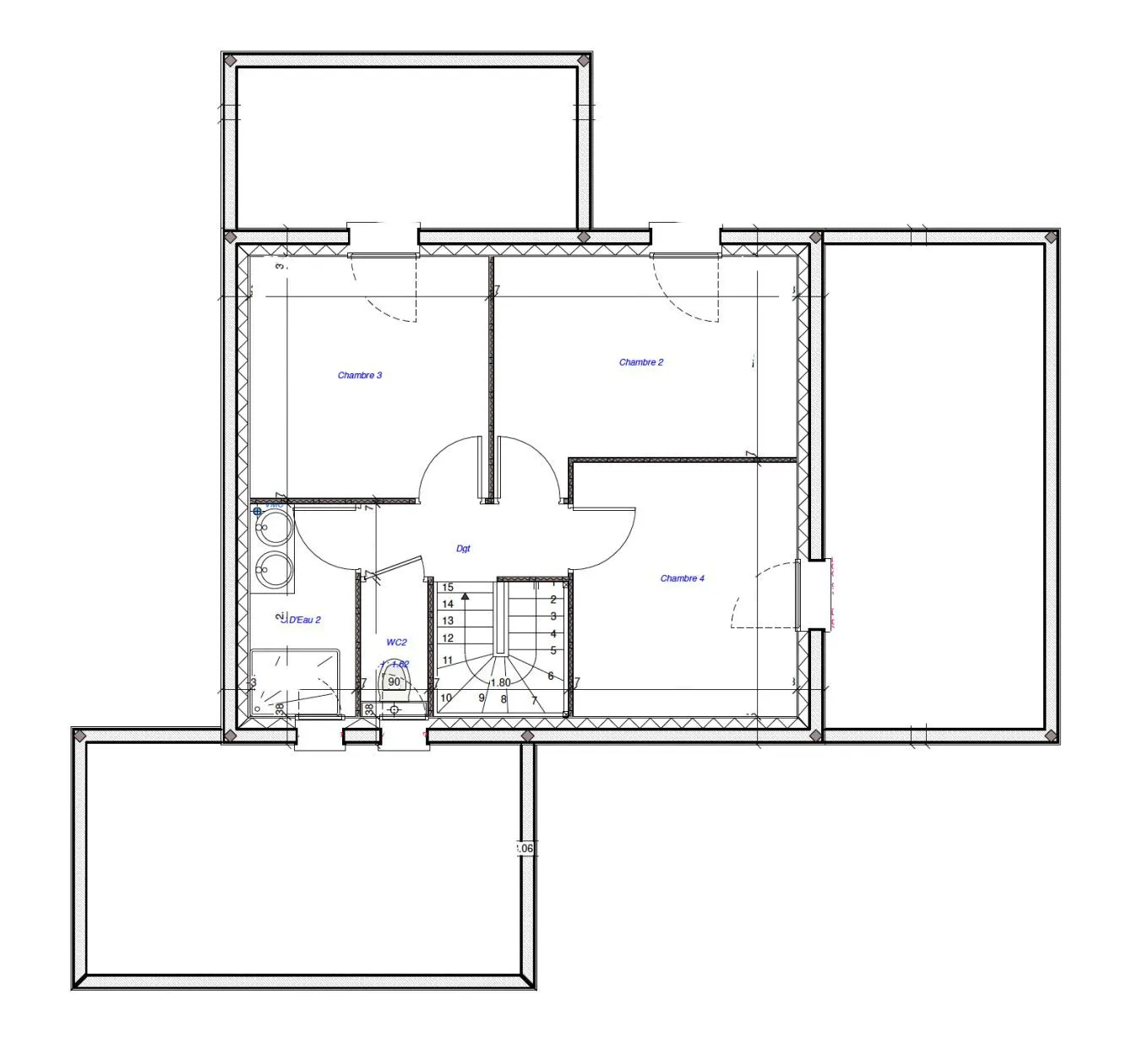 Maison neuve 109 m² à Saint-Épain (37800)