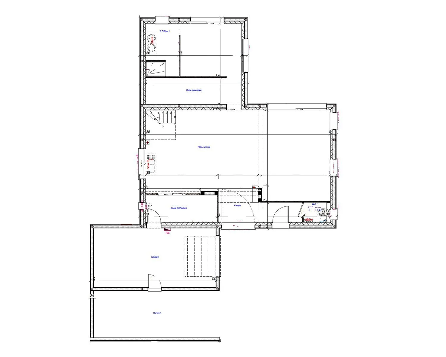 Maison neuve 140 m² à Mosnes (37530)