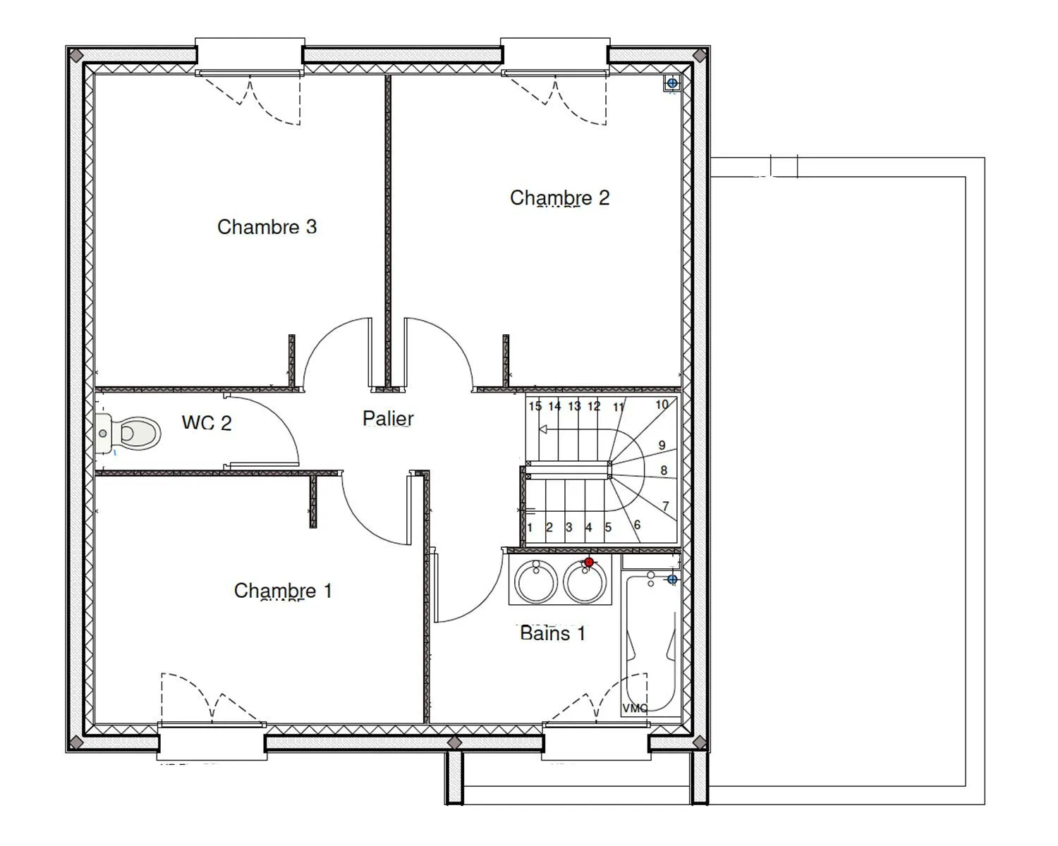 Maison neuve 100 m² à Sorigny (37250)