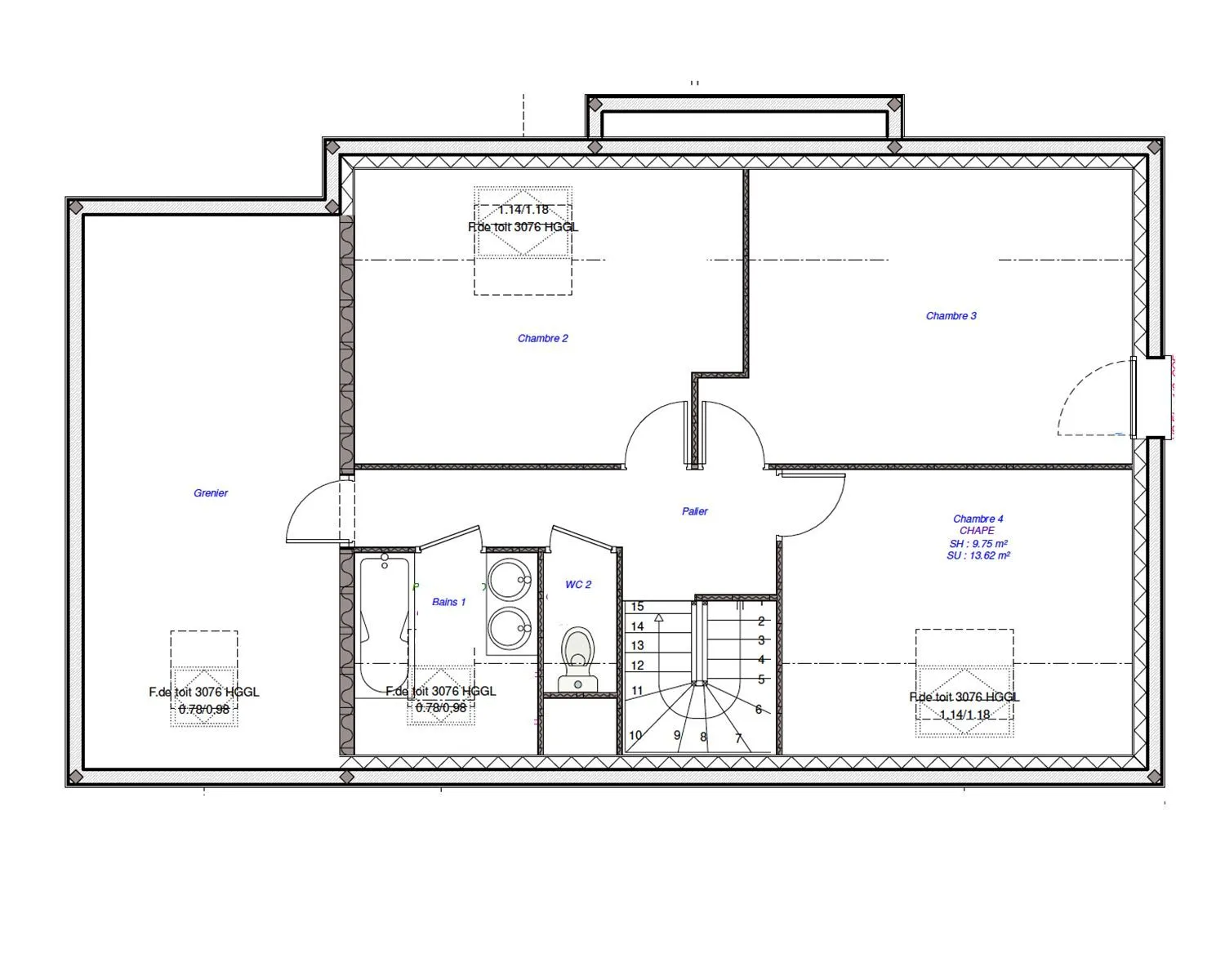 Maison neuve 101 m² à Nouzilly (37380)
