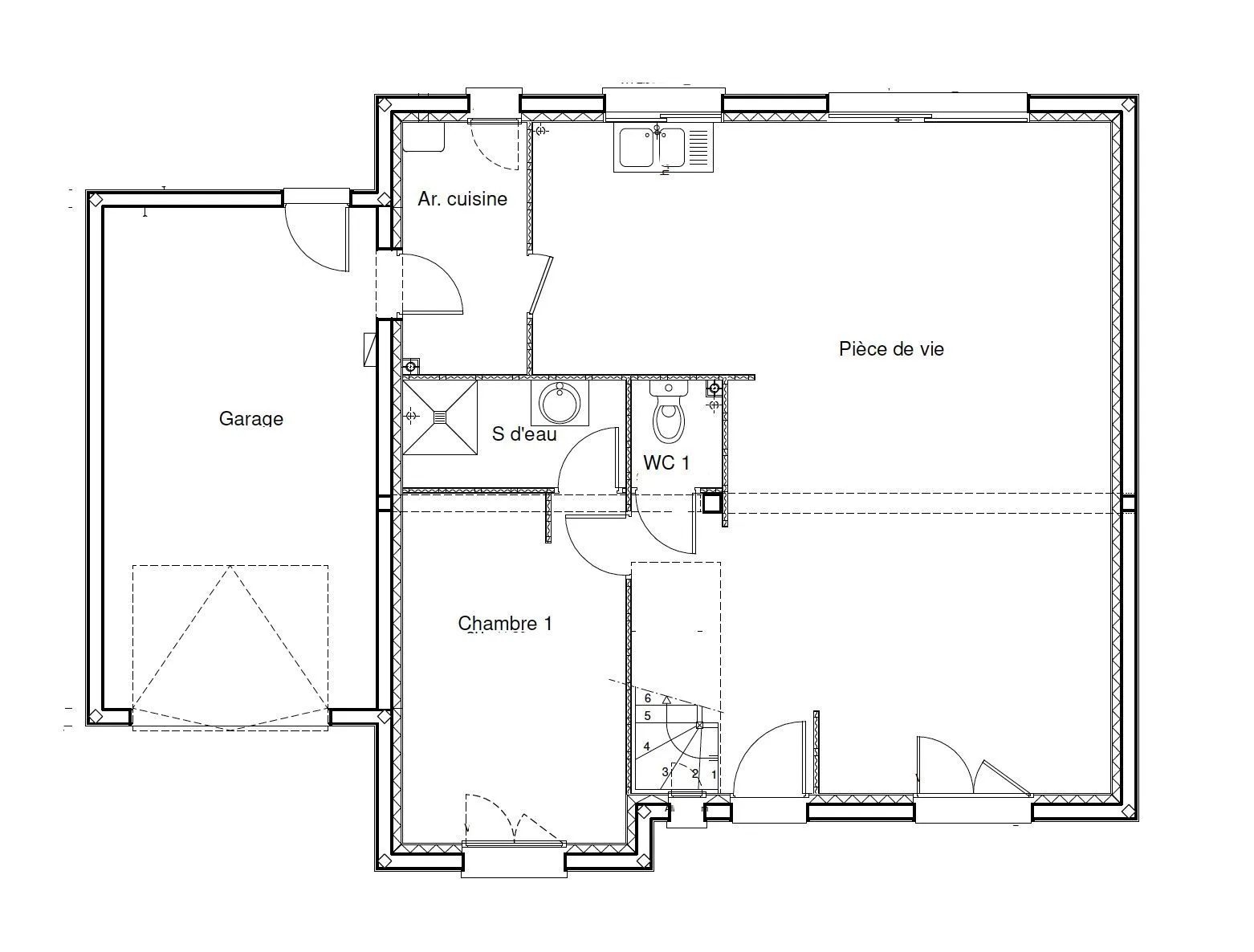 Maison neuve 117 m² à Pernay (37230)