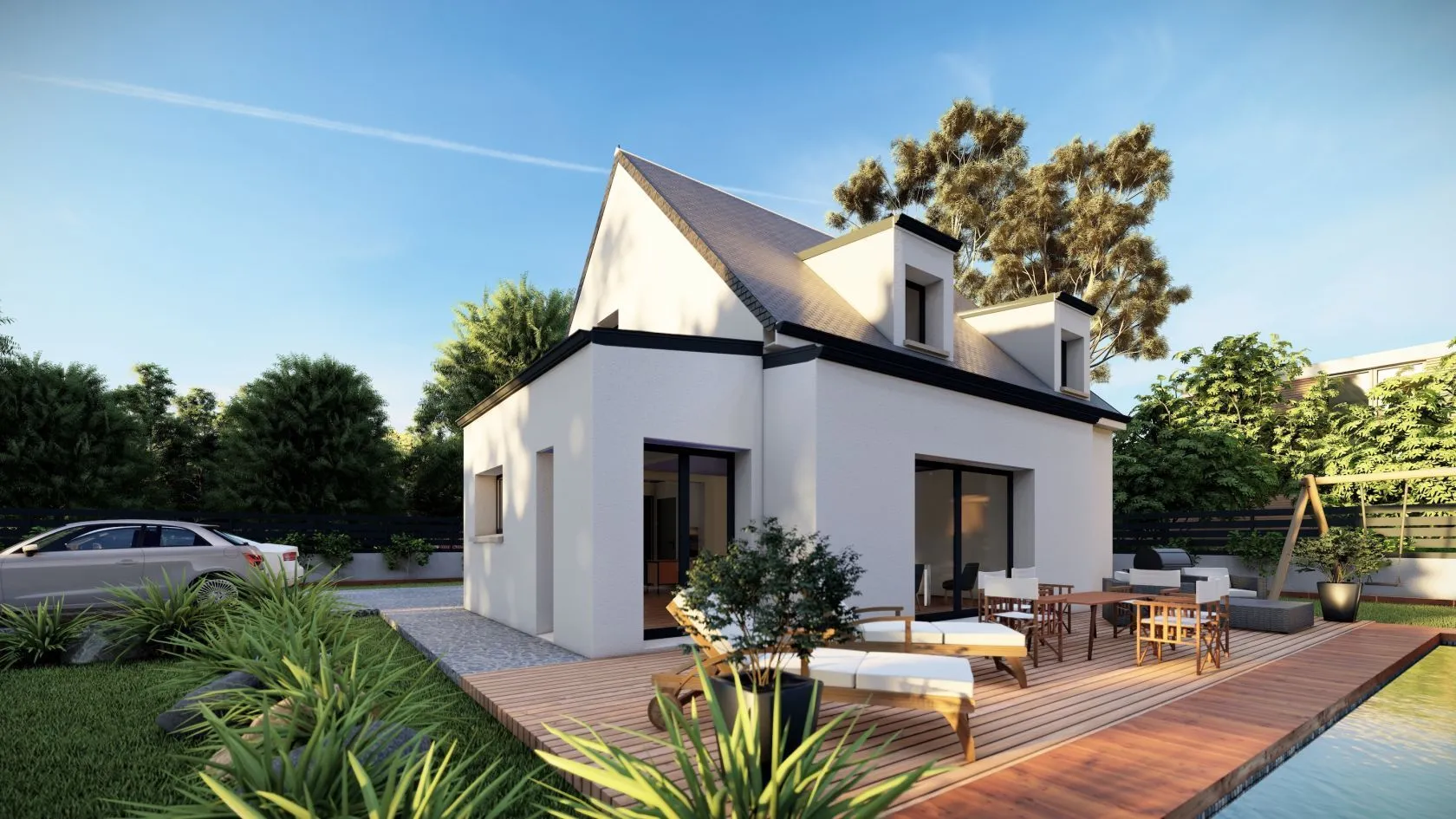 Maison neuve 114 m² à Parçay-Meslay (37210)