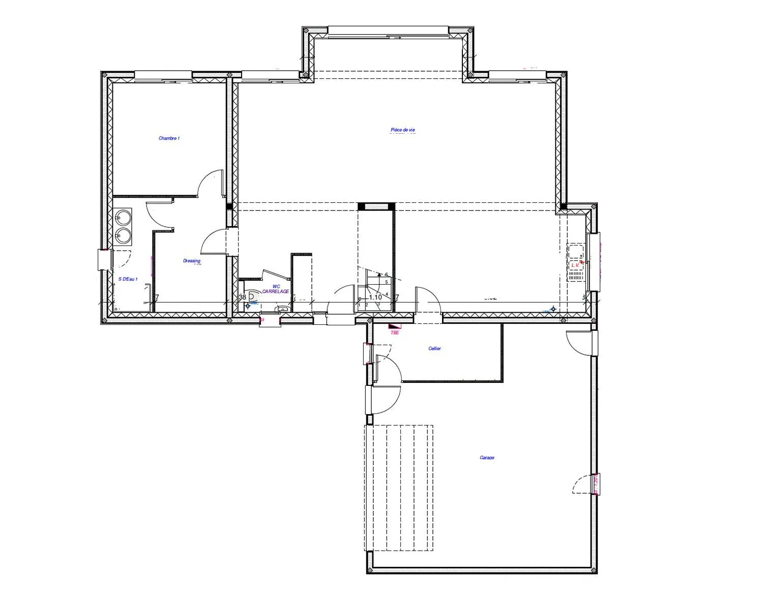 Maison neuve 164 m² à Avoine (37420)