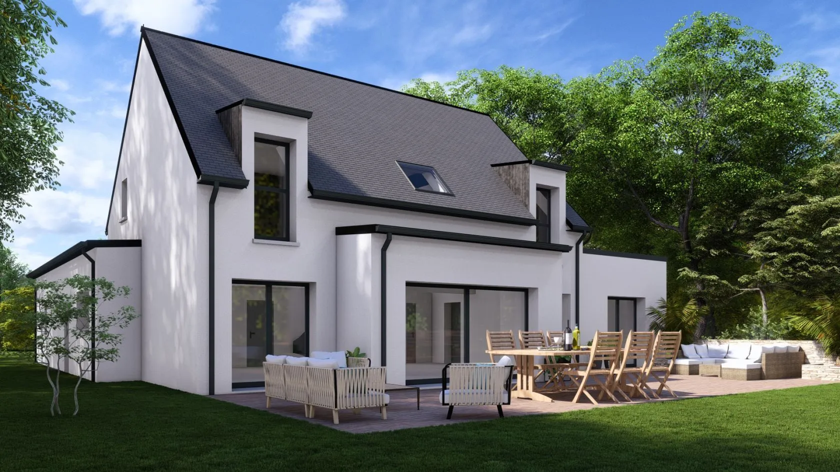 Maison neuve 164 m² à Avoine (37420)