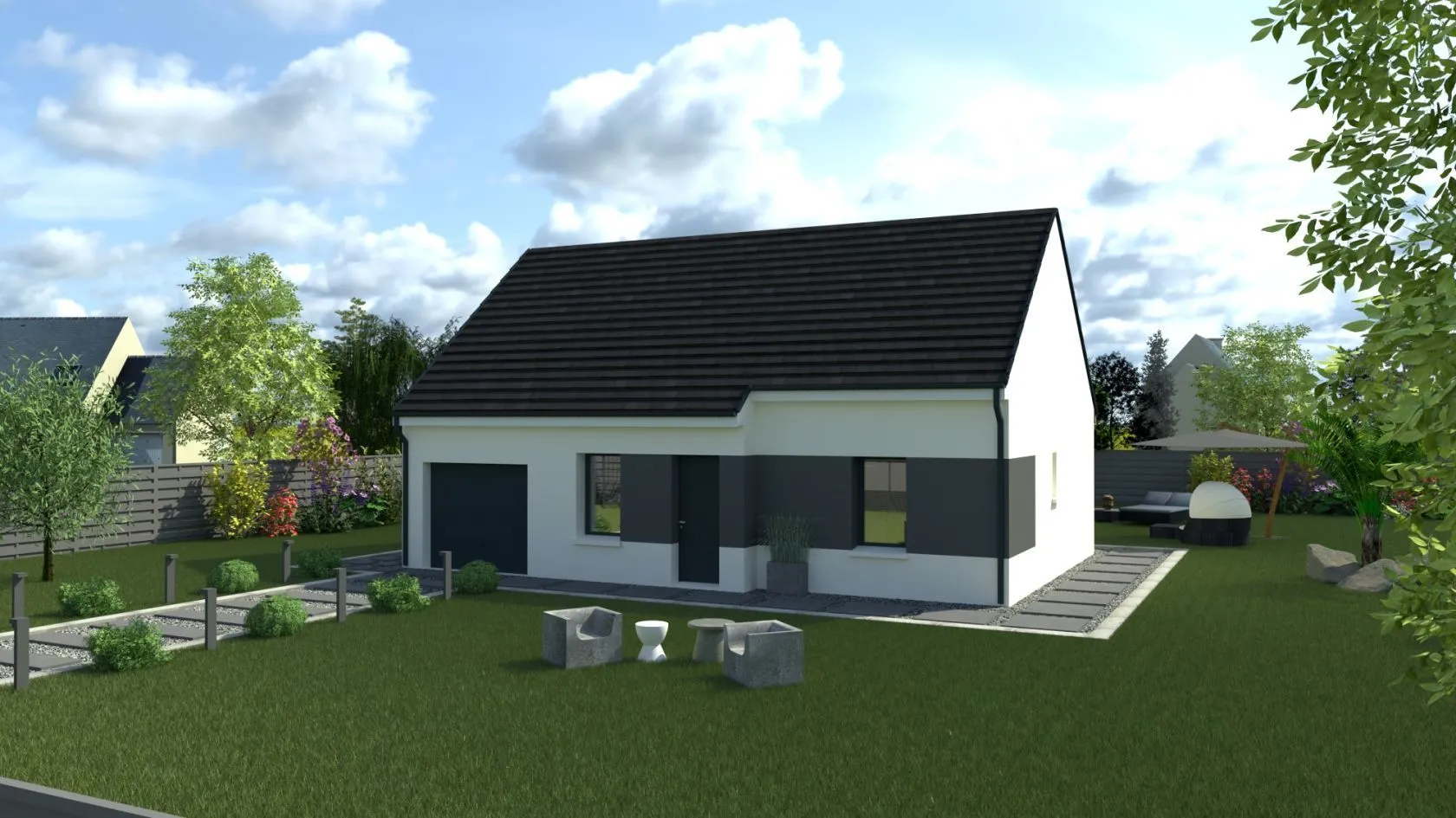 Maison neuve 70 m² à Mettray (37390)