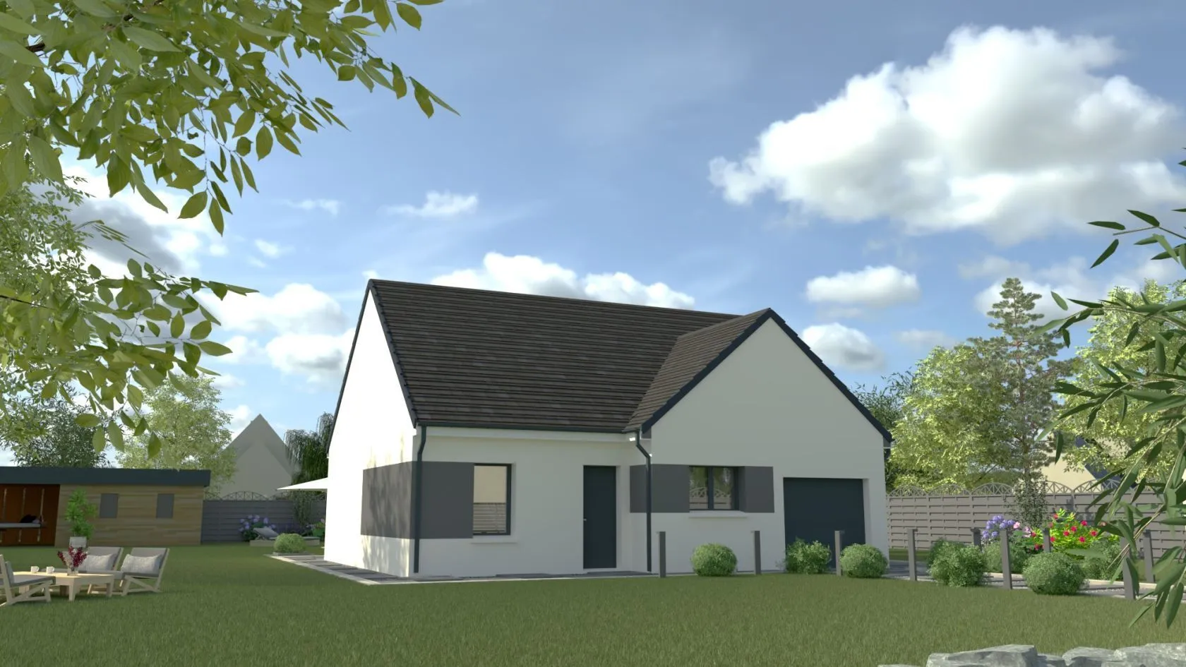 Maison neuve 70 m² à Avoine (37420)