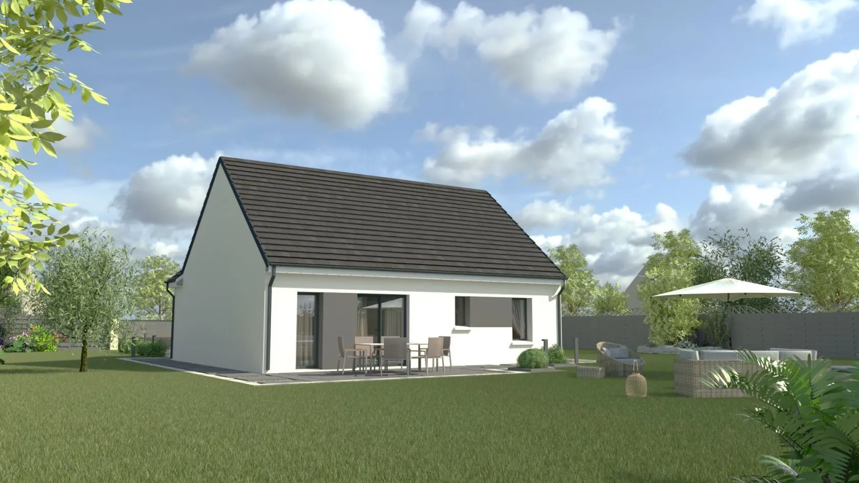 Maison neuve 70 m² à Avoine (37420)