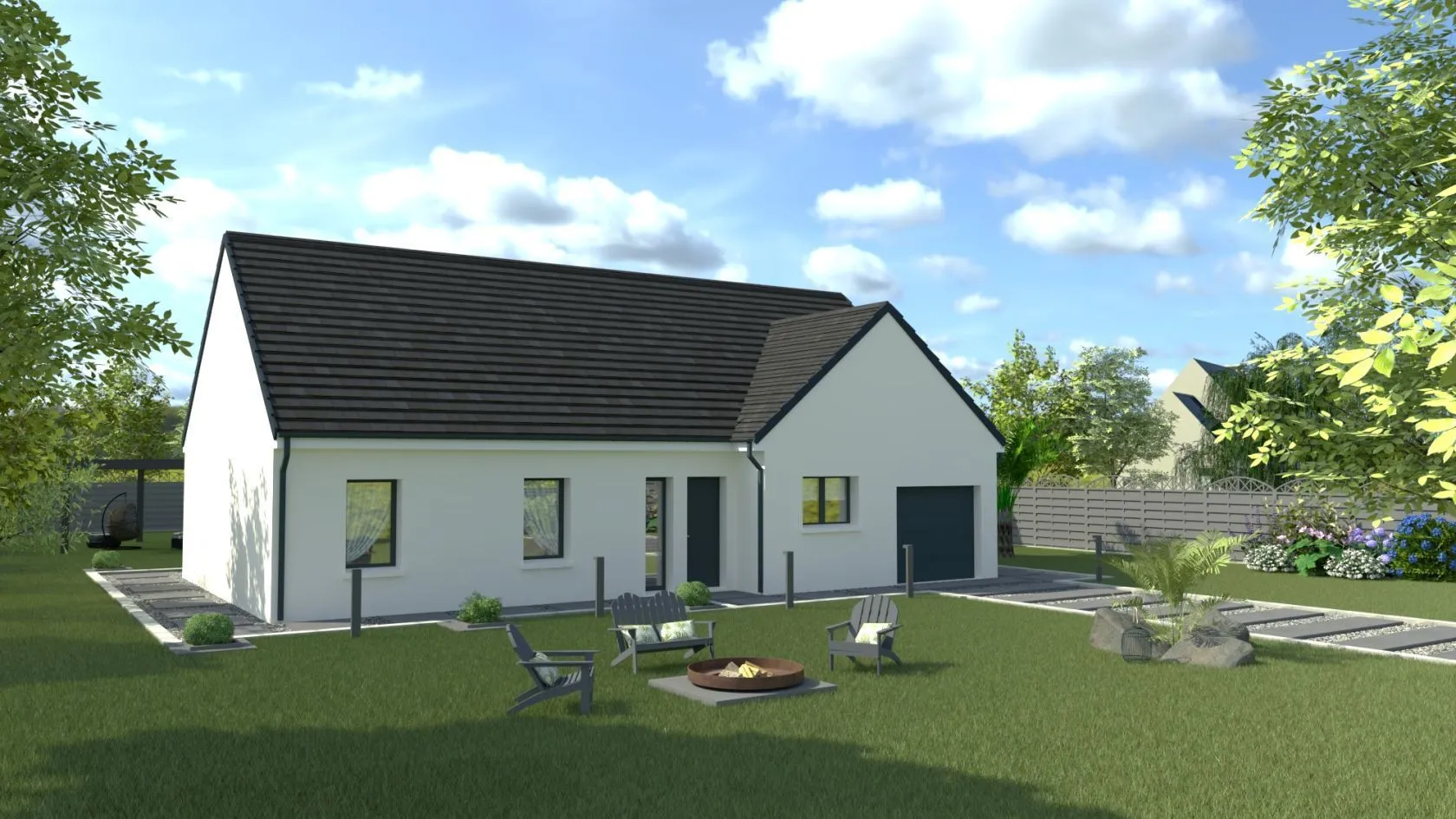 Maison neuve 91 m² à Maillé (37800)