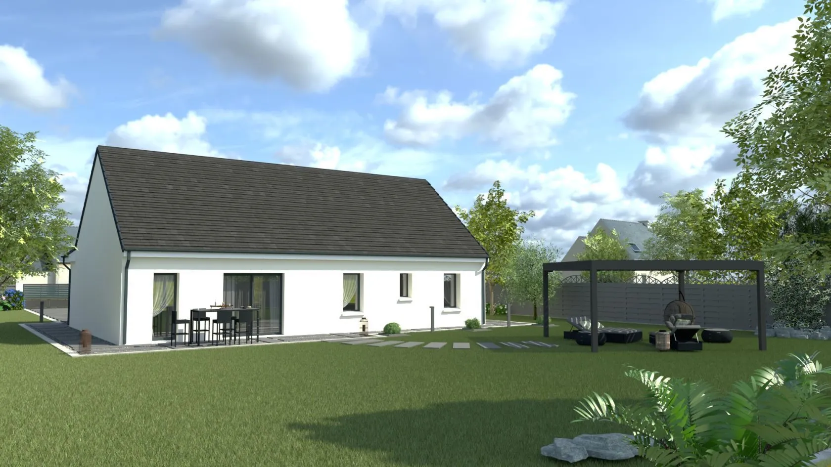 Maison neuve 91 m² à Maillé (37800)