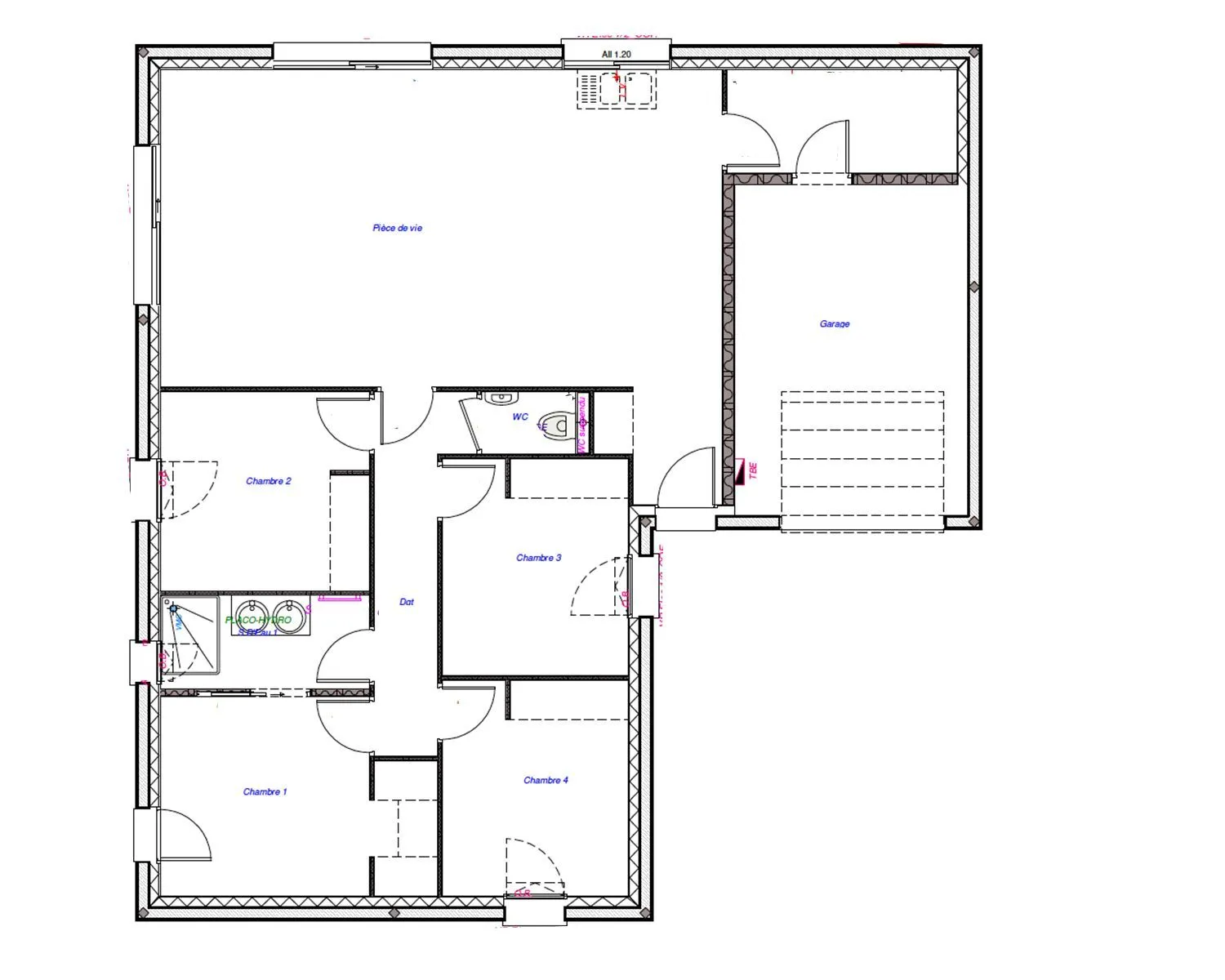 Maison neuve 100 m² à Cinq-Mars-la-Pile (37130)