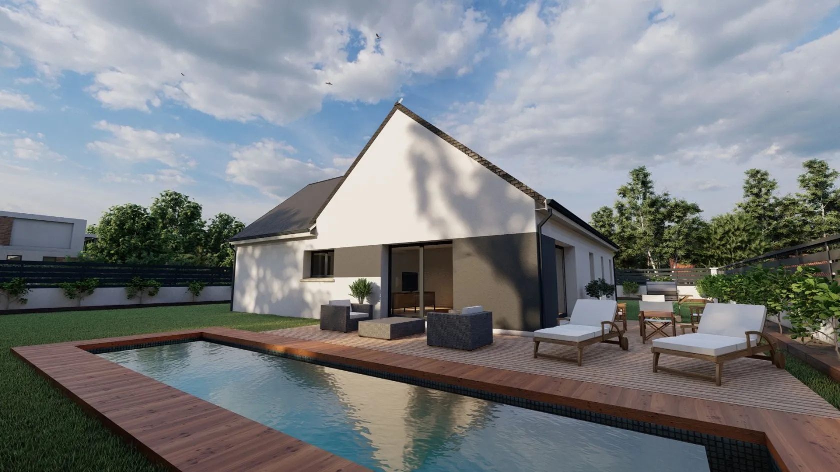 Maison neuve 100 m² à Cinq-Mars-la-Pile (37130)
