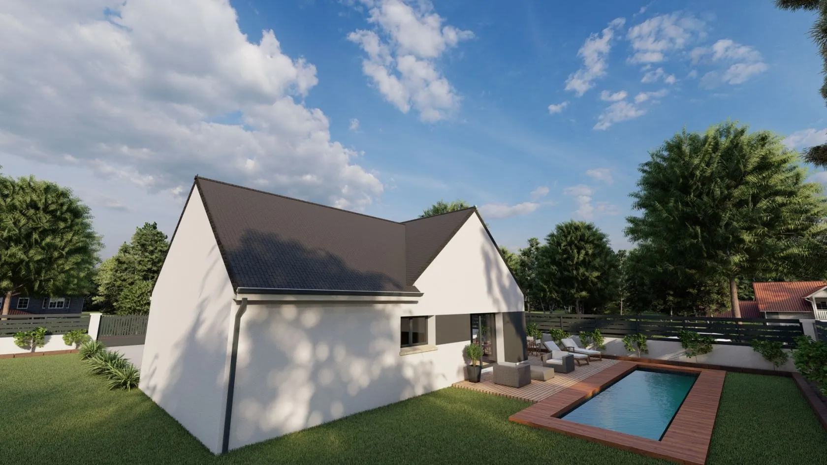 Maison neuve 100 m² à Cinq-Mars-la-Pile (37130)