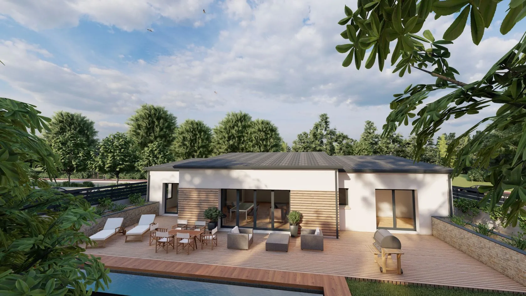 Maison neuve 118 m² à Athée-sur-Cher (37270)