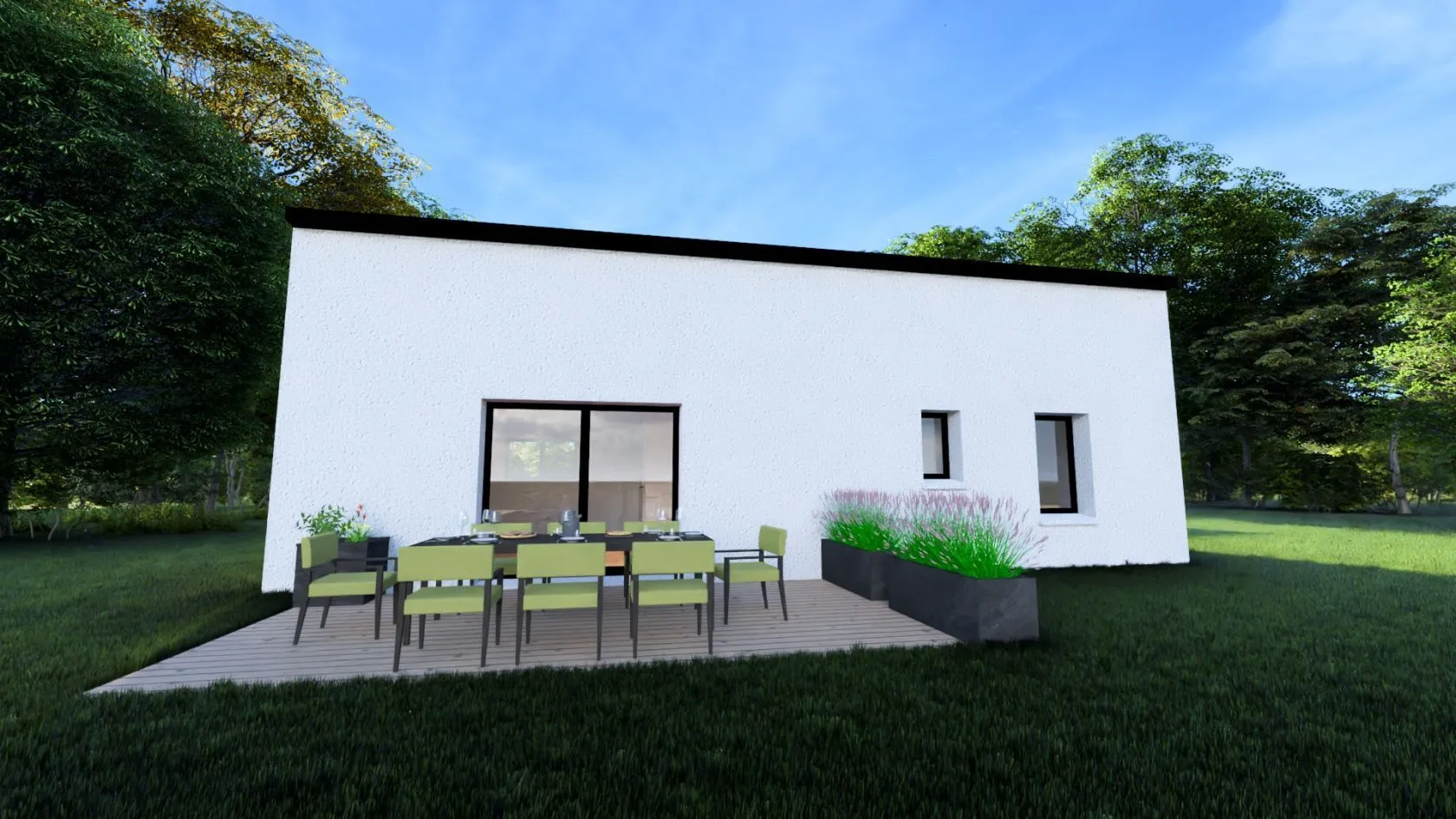 Maison neuve 75 m² à Nouzilly (37380)