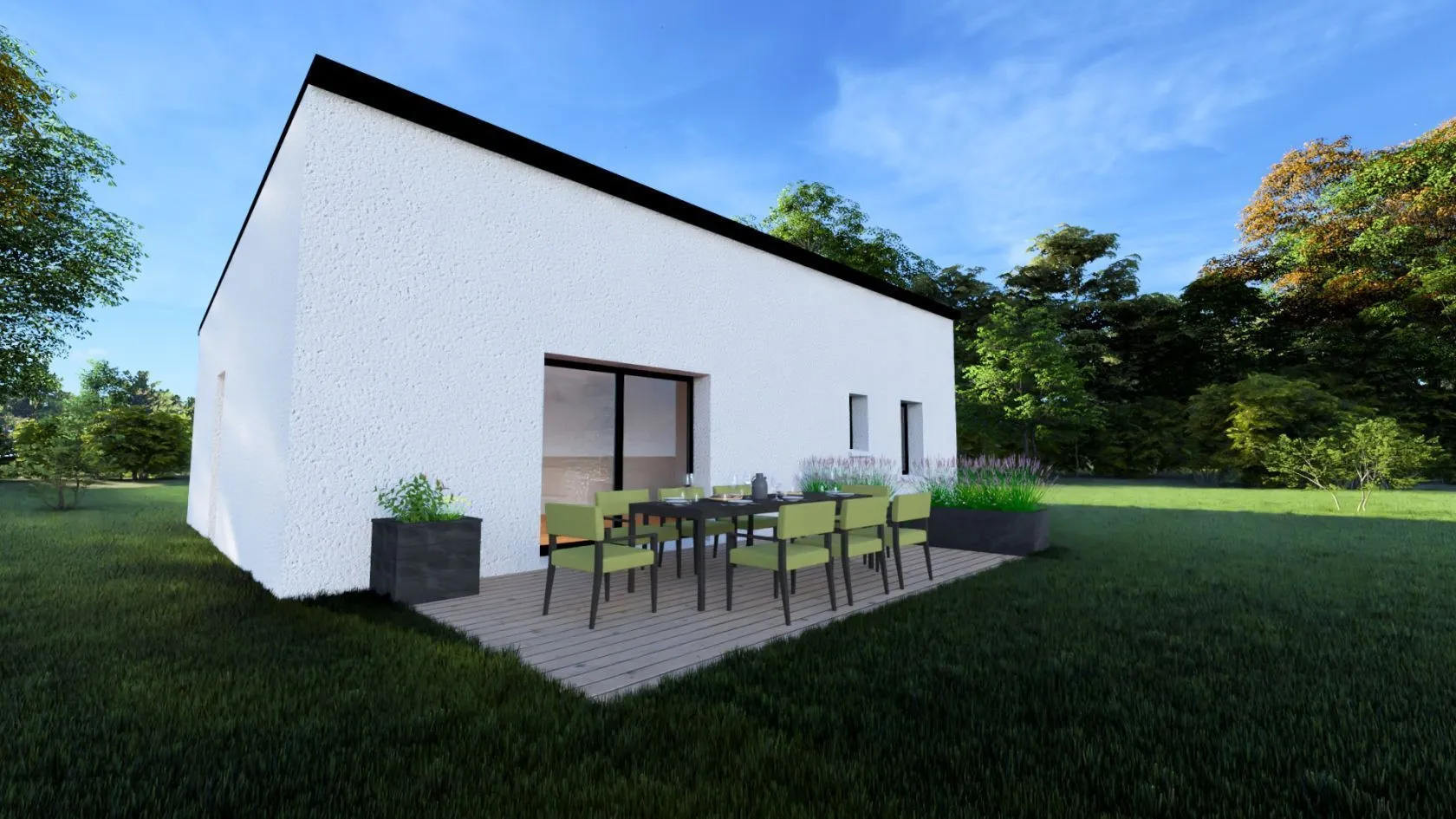 Maison neuve 75 m² à Nouzilly (37380)