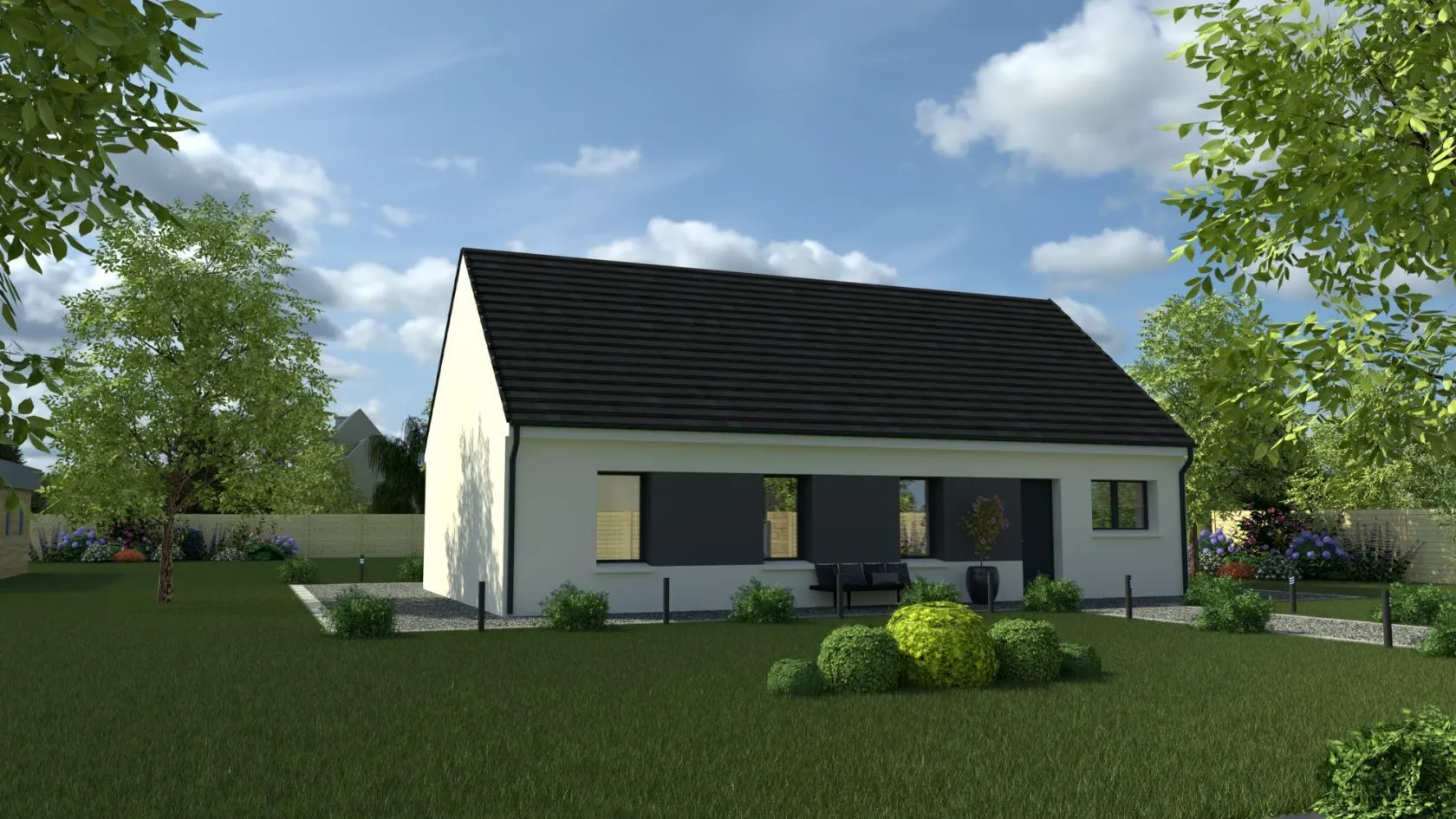 Maison neuve 100 m² à Chisseaux (37150)