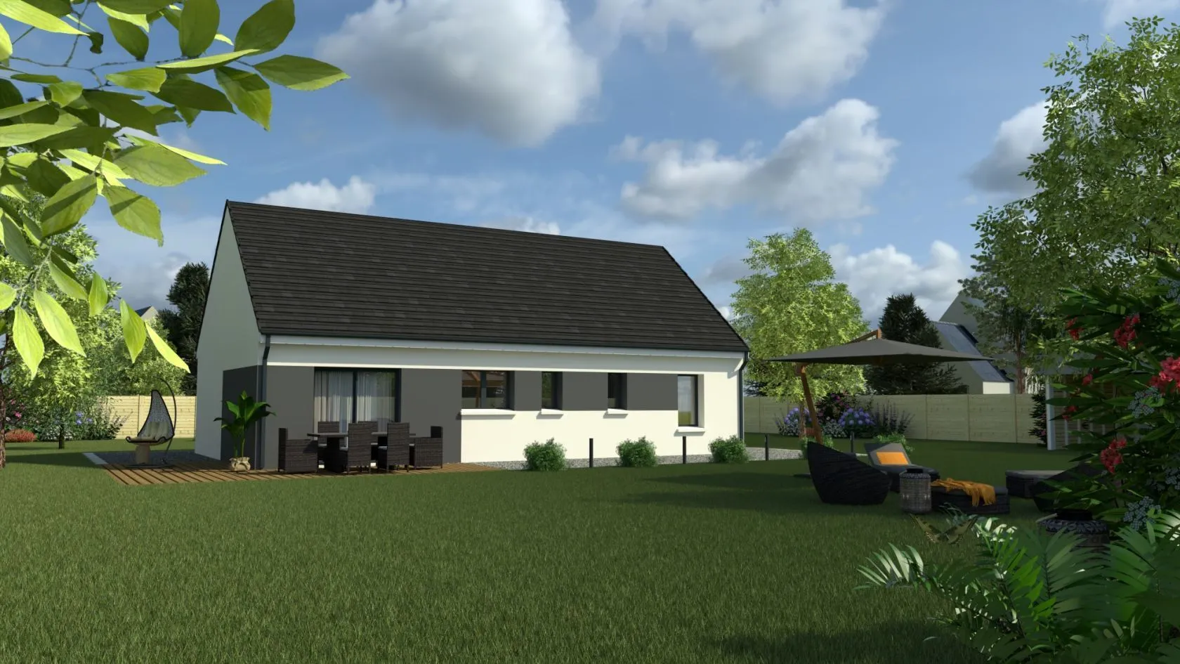Maison neuve 80 m² à Saint-Étienne-de-Chigny (37230)