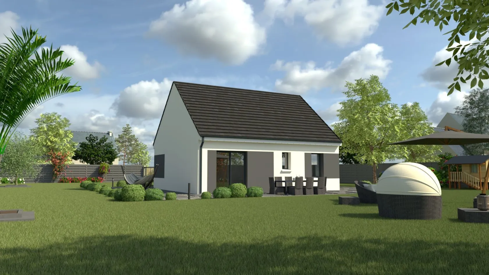 Maison neuve 70 m² à Avoine (37420)