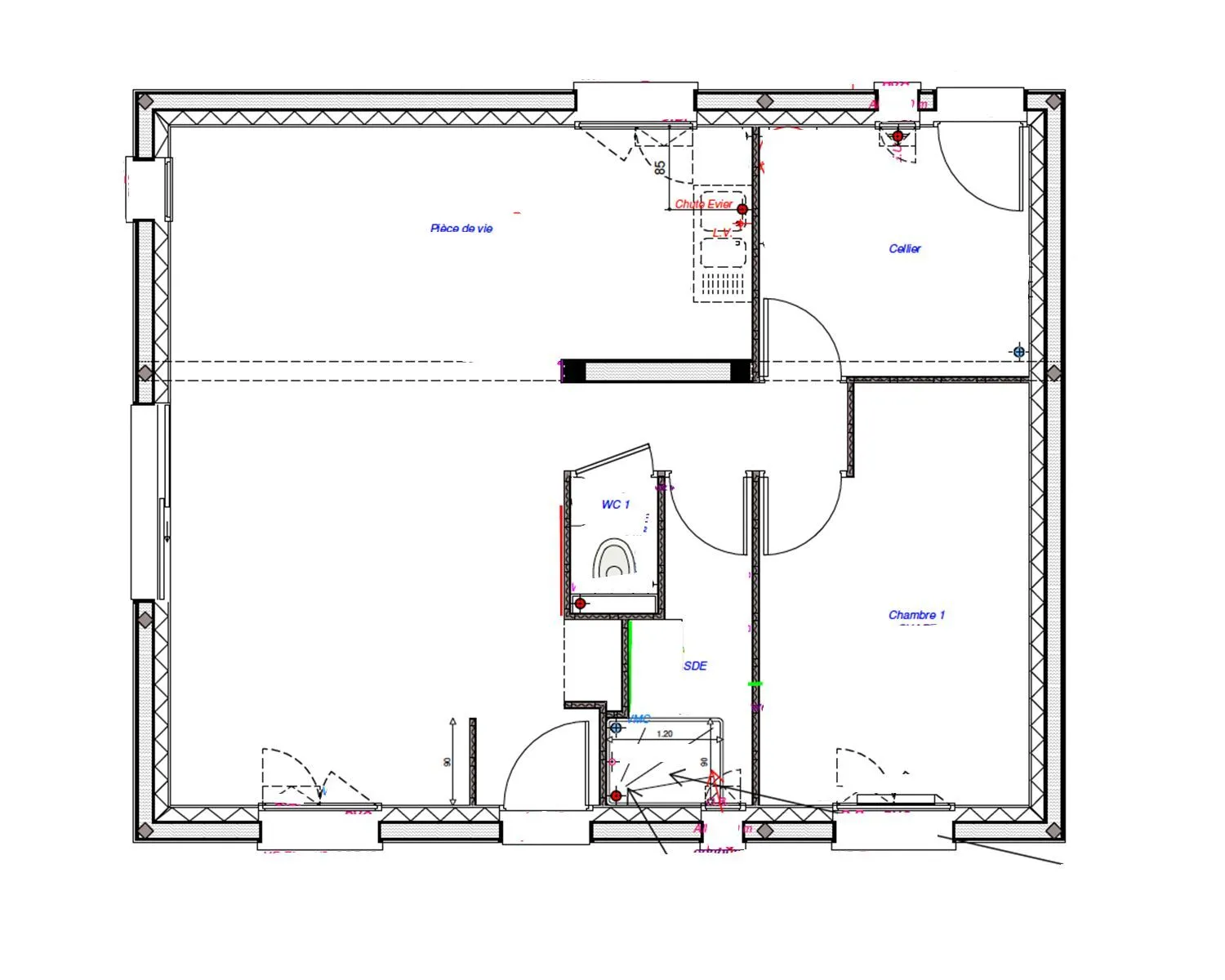 Maison neuve 60 m² à Abilly (37160)