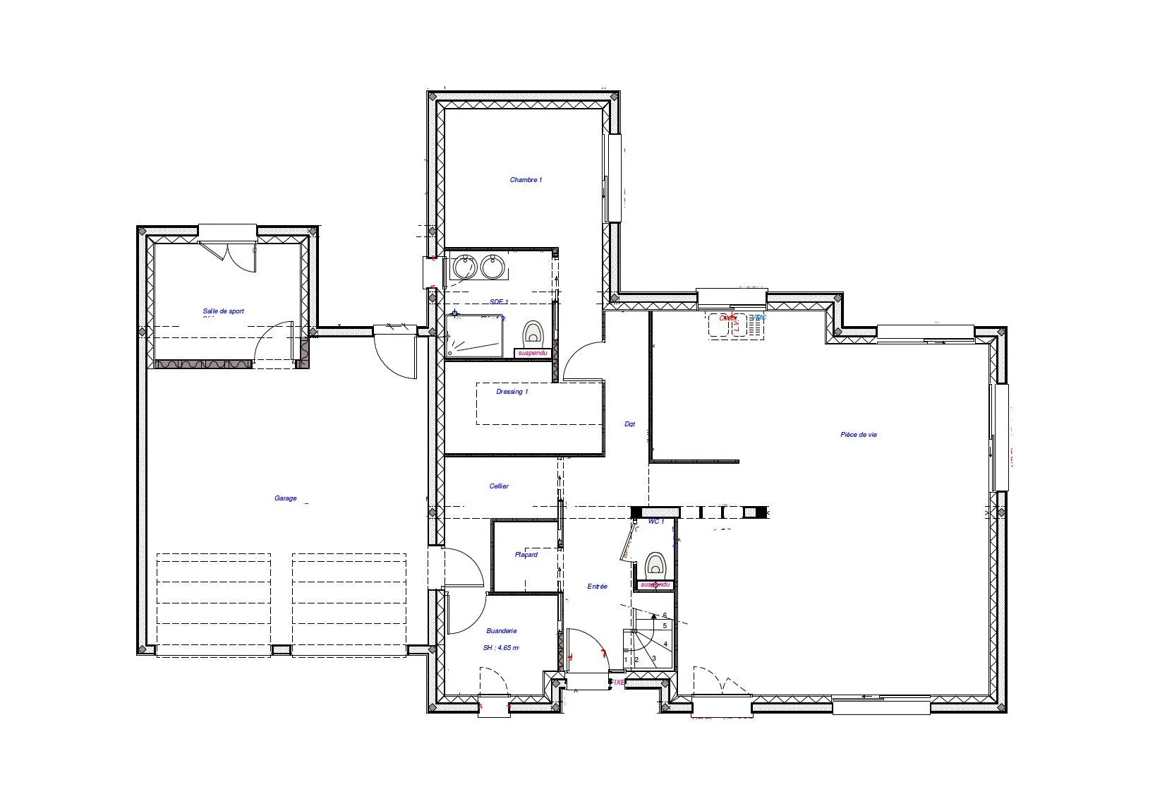 Maison neuve 163 m² à Montrichard (41400)